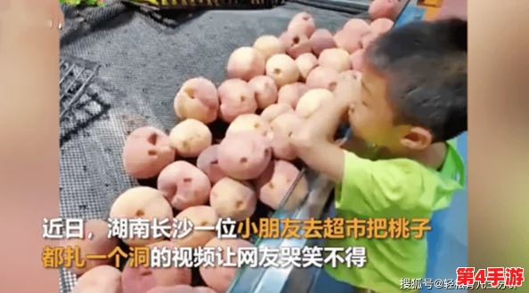 坤坤戳桃子留牛奶，网友热议：这一幕好萌好治愈，让人忍不住想多看几遍！