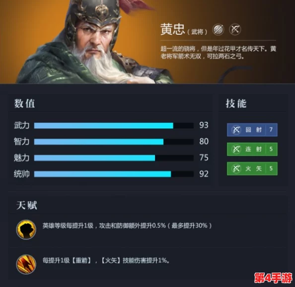 《三十六计》手游实战宝典:橙将黄忠技能特性与战术应用全剖析,战斗效能深度探讨 《三十六计》手游实战宝典:橙将黄忠技能特性与战术应用全剖析,战斗效能深度探讨