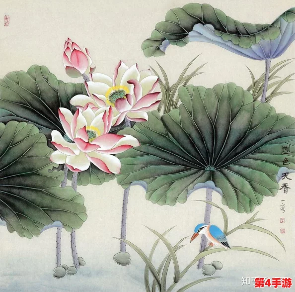 亭亭玉立的荷花国色天香网友赞叹其如仙子般的优雅与清新，仿佛是夏日里的一抹绝美风景