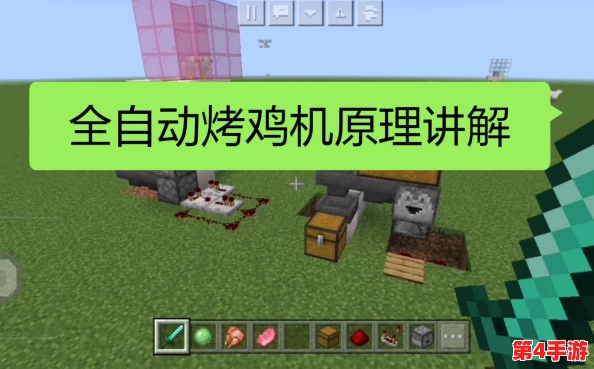 打造高效自动化：《我的世界》里一键式烤鸡神器制作全攻略，轻松实现食物自给自足的创意玩法