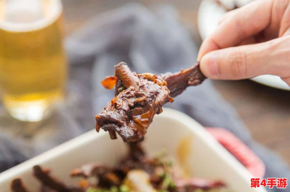 肉大捧一进一出图片，美味诱人，让人垂涎三尺
