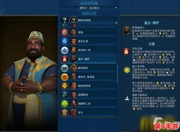 探索文明6：新手入门最佳选择，哪个游戏难度更适合轻松上手？