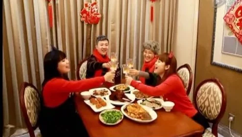 星空无限传媒回家过年孟孟，温馨祝福与家人团聚共度幸福时光