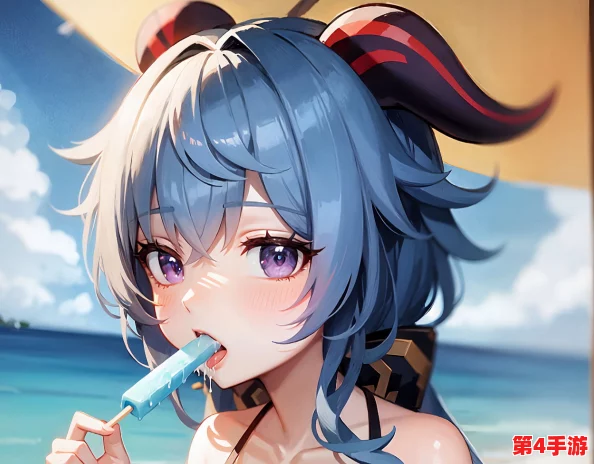甘雨流口水翻白眼咬铁球，展现了奋斗不息的坚韧与毅力